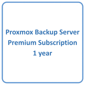 Proxmox Backup Server Premium Subscription 1 year
