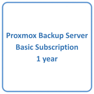 Proxmox Backup Server Basic Subscription 1 year